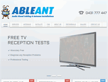 Tablet Screenshot of ableant.com.au
